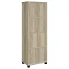 Coaster Fine Furniture 707746 Sachin - 3-Shelf Engineered Wood Media Tower - Distressed Pine