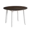 Intercon KA-TA-4242D-GWH-C Kona - Drop Leaf Table - Gray / White