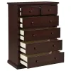 Coaster Fine Furniture 460595CAP Sumerlin - 6-Drawer Bedroom Chest Of Drawers - Cappuccino