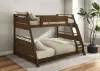 Coaster Fine Furniture 460593 Holden - Wood Veneer Twin Over Full Bunk Bed - Walnut