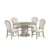 New Classic 40-D4128-D4C New Classic 40-D4128-D4C Gwendolyn - Round Dining Table With 4 Side Chairs - Beige / Natural