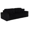 Coaster Fine Furniture 600537PB1 Jacana - LAF Power Sofa Chaise With 2 Piece Pillow, Box 1 of 2 - Black