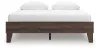 Ashley Furniture EB3660-113 Calverson - Queen Platform Bed - Mocha