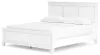 Ashley Furniture B680/31/36/56/58/94 Ashley Furniture B680/31/36/56/58/94 Fortman - 5 Pc. - Dresser, Mirror, California King Panel Bed - White