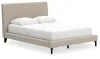 Ashley Furniture B1199-81 Ashley Furniture B1199-81 Cielden - Queen Upholstered Bed with Roll Slats - Soft Gray