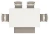 Ashley Furniture D423-325 Erinberg - Dining Room Table Set (Set of 6) - Antique White