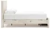 Ashley Furniture B2310B4 Ashley Furniture B2310B4 Lawroy - Queen Panel Bed With Storage Footboard - Light Natural