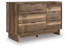 Ashley Furniture PCB3367-221 Chirason - Six Drawers Dresser - Brown