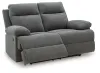 Ashley Furniture PC9140686 Ashley Furniture PC9140686 Side-Swipe - Reclining Loveseat - Charcoal