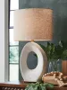 Ashley Furniture L235984 Trentlen - Paper Table Lamp - Cream / Gold Finish