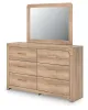 Ashley Furniture PCB1360B1 Ashley Furniture PCB1360B1 Kinlanni - Dresser And Mirror - Tan