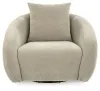 Ashley Furniture A3000782 Yahya - Swivel Accent Chair - Pebble