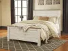 Ashley Furniture B267B8 Ashley Furniture B267B8 Willowton - Queen Panel Bed - Whitewash
