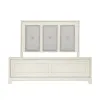 Samuel Lawrence Furniture S884-BR-K3 Orleans - King Upholstered Panel Bed with LED Lights - Natural