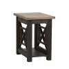 Liberty Furniture 422-OT1021 Heatherbrook - Chair Side Table - Charcoal & Ash