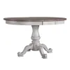 Liberty Furniture 303W-CD-5PDS Ocean Isle - 5 Piece Pedestal Table Set - Antique White