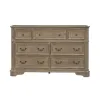 Liberty Furniture 244N-BR31 Liberty Furniture 244N-BR31 Magnolia Manor - 7 Drawer Dresser - Weathered Bisque
