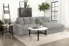 CoasterElevations 509900 Blaine - Reversible Upholstered Chaise Sectional Sofa - Fog