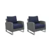 New Classic G801C-10S Fiji - Club Chairs (Set of 2) - Blue