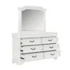 New Classic B493W-060 New Classic B493W-060 Lyndhurst - Landscape Mirror - Vintage White