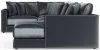 Jackson Furniture Industries 2245/36/31/59/76-23 Jackson Furniture Industries 2245/36/31/59/76-23 Remington - 5 Piece Modular Sectional (RSF Chaise) - Slate