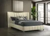 Coaster Fine Furniture 315956Q Evelyn - Upholstered Queen Panel Platform Bed - Ivory