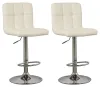 Ashley Furniture D120-230 Bellatier - Tall UPH Swivel Barstool(Set of 2) - Bone