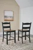 Ashley Furniture D546-724 Valebeck - Barstool (Set of 2) - Black / Brown