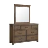 Samuel Lawrence Furniture S918-410 Cambridge - 7-Drawer Dresser - Brown