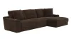 Jackson Furniture Industries 3045/63/76-09 Comfrey - 2 Piece Sofa / RSF Chaise - Chocolate