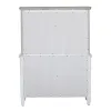 Liberty Furniture 824-BR41 Heartland - 5 Drawer Chest - Antique White / Tobacco Tops