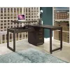 Riverside Furniture 23932 Prelude - Swivel Lift Top L-Desk - Dark Brown