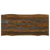 CoasterEssence 193861 Neve - Live Edge Dining Table - Gray Sheesham