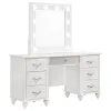 CoasterElevations 205897 Barzini - 7-Drawer Vanity Set With Lighting - White