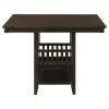 CoasterEveryday 100958-S5 Jaden - 5 Piece Square Counter Height Dining Set - Espresso