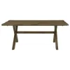 CoasterEveryday 106381-S5 Alston - 5 Piece Rectangular Dining Table Set - Knotty Nutmeg