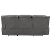 CoasterEveryday 650354 Conrad - Upholstered Padded Arm Motion Sofa - Gray