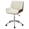 CoasterEveryday 800613 Addington - Upholstered Adjustable Office Desk Chair - Ecru