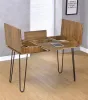 CoasterEveryday 802011 Sheeran - Writing Desk With Storage - Rustic Amber
