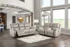 Furniture of America CM9910ST-CH-PM Gorgius - Power Recliner - Light Gray
