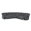 New Classic 27-U2540-3NP Redondo - 3 Piece Manual Sectional (2 Loveseats & Wedge) - Dark Gray