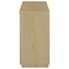 Coaster Fine Furniture 950429 Tilbury - 2-Door Glass Front Accent Display Cabinet - Light Oak
