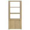 Coaster Fine Furniture 708224 Laurelton - 3-Shelf Media Tower Tall Pier Cabinet - Light Oak