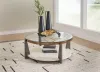 Ashley Furniture T432-8 Frazwa - Round Cocktail Table - Multi