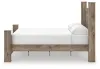 Ashley Furniture PCB2260B7 Ashley Furniture PCB2260B7 Rusticott - King Poster Bed - Brown