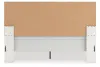 Ashley Furniture PCB3381B10 Ashley Furniture PCB3381B10 Zuraleus - King Upholstered Panel Bed - White