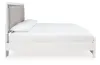 Ashley Furniture PCB1119B4 Maeling - King Upholstered Panel Bed - White