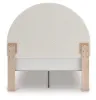 Ashley Furniture PCB1566B3 Ashley Furniture PCB1566B3 Arloster - Full Upholstered Panel Bed - Tan / White