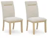 Ashley Furniture PCD852-01 Lasinger - Dining Upholstered Side Chair (Set of 2) - Light Brown