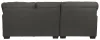 Jackson Furniture Industries 5473/42/75 Crawford - 2 Piece Sofa Chaise With LSF Chaise With 6 Included Accent Pillows - Dark Gray